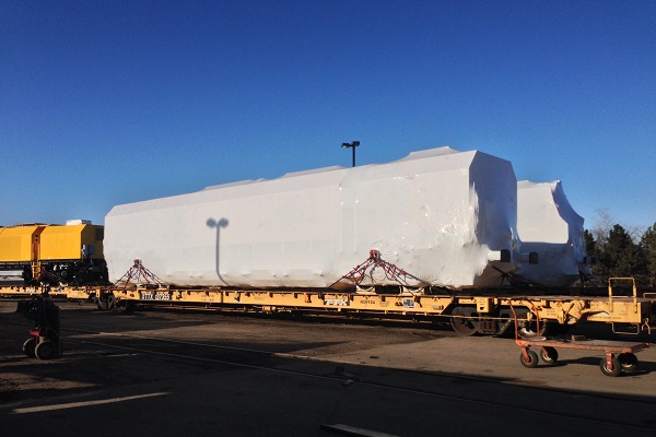 Train Cars Going to Houston Port by Rail